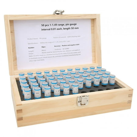 1-1.49 Pin Gauge Set 1-1.49 Gauge Pin Assortment Wide Application For Workshop Supplies Workshop Hardware
1-1.49 Pin Gauge Set 1-1.49 Gauge Pin Assortment Wide Application For Workshop Supplies Workshop Hardware