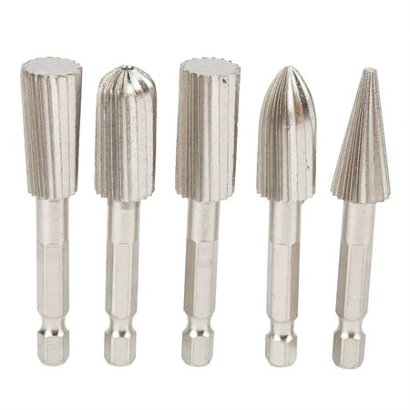 EBTOOLS Grinder Drill Bit 5Pcs File 1/4in Hex Shank Double Cut Metal Grinder Drill Bit Set For Carving Polishing Grinding Head
EBTOOLS Grinder Drill Bit 5Pcs File 1/4in Hex Shank Double Cut Metal Grinder Drill Bit Set For Carving Polishing Grinding Head