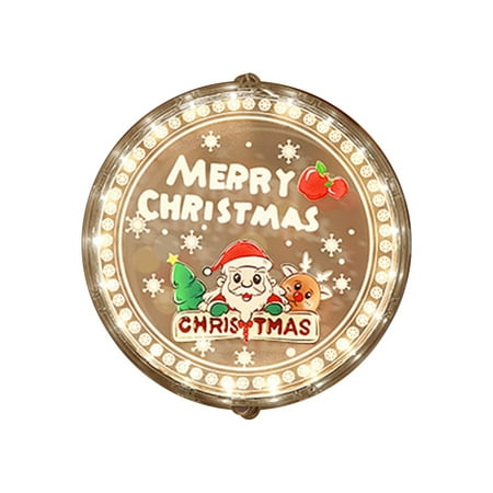 Christmas Decorative Lights LED Suction Cup Lights Christmas Hanging Lights Waterproof Battery-operated Night Lights
Christmas Decorative Lights LED Suction Cup Lights Christmas Hanging Lights Waterproof Battery-operated Night Lights