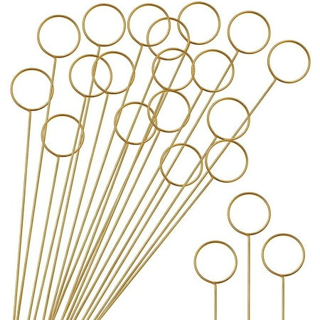30PCS Metal Wire Floral Place Card Holder Photo Clip Flower Card Holder Metal for Shower Party Favor(Round)
30PCS Metal Wire Floral Place Card Holder Photo Clip Flower Card Holder Metal for Shower Party Favor(Round)