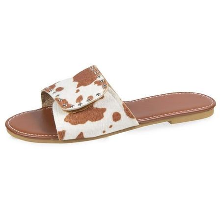 Holiday Savings Deals! Kukoosong Sandals Women Summer Fashion Flat Slippers Round-toe Leopard Print Casual Slippers Flat Sandals for Women Brown 40
Holiday Savings Deals! Kukoosong Sandals Women Summer Fashion Flat Slippers Round-toe Leopard Print Casual Slippers Flat Sandals for Women Brown 40