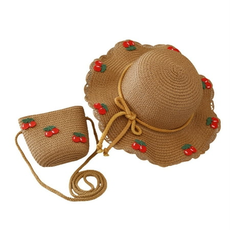 Sun Hat For Baby Bag Set Woven Wide Straw Straw Woven Pocket Suit Outdoor Activities Beach Hat Beige
Sun Hat For Baby Bag Set Woven Wide Straw Straw Woven Pocket Suit Outdoor Activities Beach Hat Beige