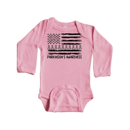 Inktastic Parkinson s Awareness Gray Ribbons and Flag Gift Baby Boy or Baby Girl Long Sleeve Bodysuit
Inktastic Parkinson s Awareness Gray Ribbons and Flag Gift Baby Boy or Baby Girl Long Sleeve Bodysuit
