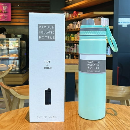 Vaccuum Insulation Water Bottle Lightweight Easy Carrying Cup for Daily Use at Home & Work Cyan 750Ml
Vaccuum Insulation Water Bottle Lightweight Easy Carrying Cup for Daily Use at Home & Work Cyan 750Ml