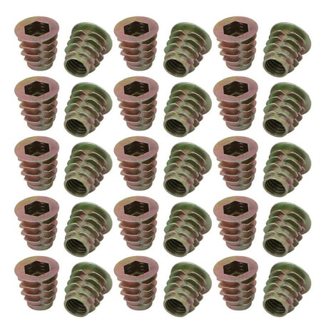 Unique Bargains 30pcs M8x15mm Zinc Alloy Hex Socket Drive Flange Insert Nut for Wood Furniture
Unique Bargains 30pcs M8x15mm Zinc Alloy Hex Socket Drive Flange Insert Nut for Wood Furniture