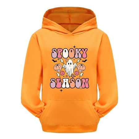 Bjutir Toddler Girls Sweatshirts Child Boys Halloween Long Sleeve Cartoon Prints Warm Hoodie Pullover Tops Kids Sweat Orange 6-7 Years
Bjutir Toddler Girls Sweatshirts Child Boys Halloween Long Sleeve Cartoon Prints Warm Hoodie Pullover Tops Kids Sweat Orange 6-7 Years