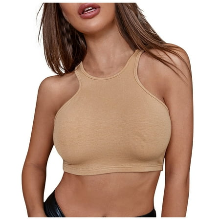BIZIZA Women s Bra Sports Bras Sexy Full Coverage Halter Workout Crop Top Vest Khaki L
BIZIZA Women s Bra Sports Bras Sexy Full Coverage Halter Workout Crop Top Vest Khaki L