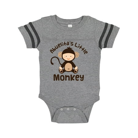 Inktastic Abuelita Little Monkey Grandkids Gift Baby Boy Bodysuit