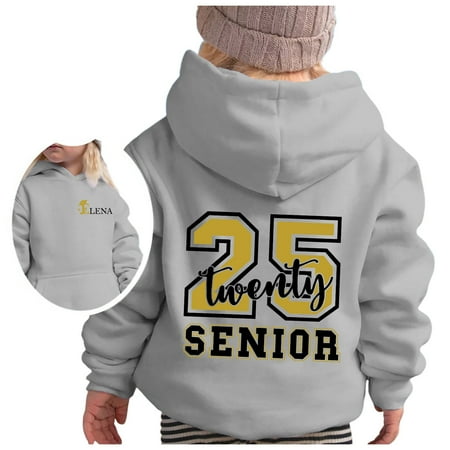 PMVFHDE Fall Sweatshirts for Girls Senior 2025 Children s Printed Round Neck Long Sleeved Sweatshirt Hooded Sweatshirt Grey 13-14 Years
PMVFHDE Fall Sweatshirts for Girls Senior 2025 Children s Printed Round Neck Long Sleeved Sweatshirt Hooded Sweatshirt Grey 13-14 Years