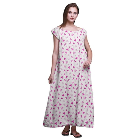 Bimba Printed Womens Nightgown Ladies Nightwear Nursing Dress Rayon Sleepwear
Bimba Printed Womens Nightgown Ladies Nightwear Nursing Dress Rayon Sleepwear