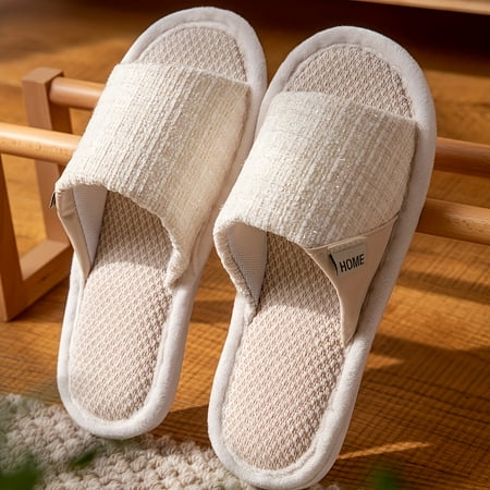 CozySoft Linen Slippers - Ultra Lightweight Breathable Comfy and Gentle on Feet - Perfect for Indoor Floor Home and Relaxation - Soft Anti-Slip Sole Easy to Wear and Remove
CozySoft Linen Slippers - Ultra Lightweight Breathable Comfy and Gentle on Feet - Perfect for Indoor Floor Home and Relaxation - Soft Anti-Slip Sole Easy to Wear and Remove