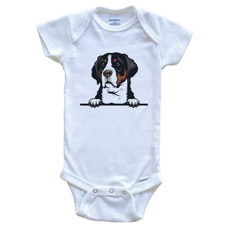 Greater Swiss Mountain Dog Dog Breed Cute One Piece Baby Bodysuit 0-3 months white
Greater Swiss Mountain Dog Dog Breed Cute One Piece Baby Bodysuit 0-3 months white