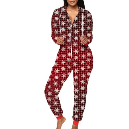 Women Christmas Deep V Neck Hooded Jumpsuit Pajama Long Sleeve One Piece Bodycon Rompers Overall Sleepwear
Women Christmas Deep V Neck Hooded Jumpsuit Pajama Long Sleeve One Piece Bodycon Rompers Overall Sleepwear