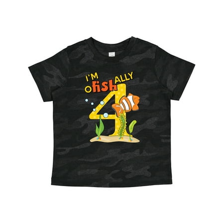 Inktastic I m O-Fish-Ally Four Cute Clownfish Fourth Birthday Gift Toddler Boy or Toddler Girl T-Shirt
Inktastic I m O-Fish-Ally Four Cute Clownfish Fourth Birthday Gift Toddler Boy or Toddler Girl T-Shirt
