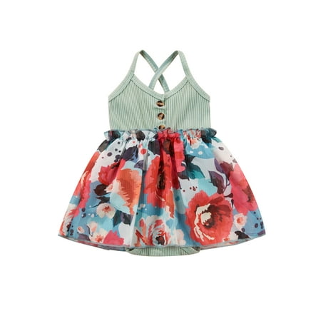 Yinyinxull Toddlers Baby Girl Romper Sleeveless Crotch Buttons Casual Kid Loose High Waist Bodysuit Green 12-18 Months
Yinyinxull Toddlers Baby Girl Romper Sleeveless Crotch Buttons Casual Kid Loose High Waist Bodysuit Green 12-18 Months