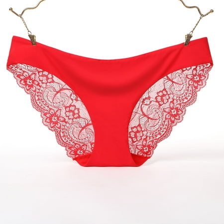 kpoplk Womens Panties New Lace Underwear Women s Mid Waist Ultra Thin Mesh Bottoms Large Size Women s Cotton Briefs(Red)
kpoplk Womens Panties New Lace Underwear Women s Mid Waist Ultra Thin Mesh Bottoms Large Size Women s Cotton Briefs(Red)