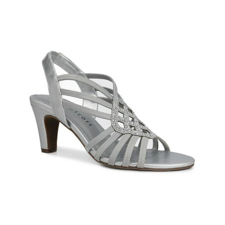 Karen Scott Womens Darcyy Strappy Embellished Pumps