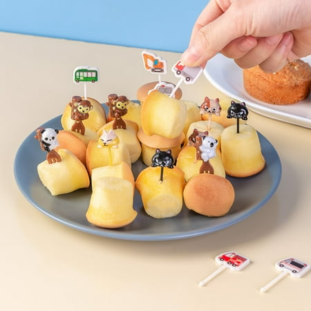 Tuelaly 6Pcs Fruit Fork Cartoon BPA Free Reusable Non-slip Easy to Clean Multipurpose Plastic Car Koala Cat Bento Stick Party Decor
Tuelaly 6Pcs Fruit Fork Cartoon BPA Free Reusable Non-slip Easy to Clean Multipurpose Plastic Car Koala Cat Bento Stick Party Decor