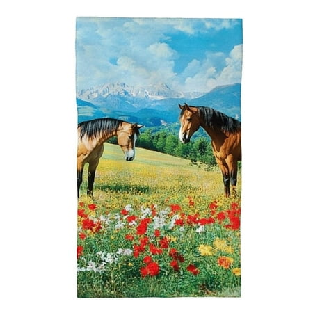 FUMJ Horses Flowers Mountains 1pc Spa Towel for Bathroom Hotel Gym and Spa Funny Kitchen Towels 27.5x16in
FUMJ Horses Flowers Mountains 1pc Spa Towel for Bathroom Hotel Gym and Spa Funny Kitchen Towels 27.5x16in