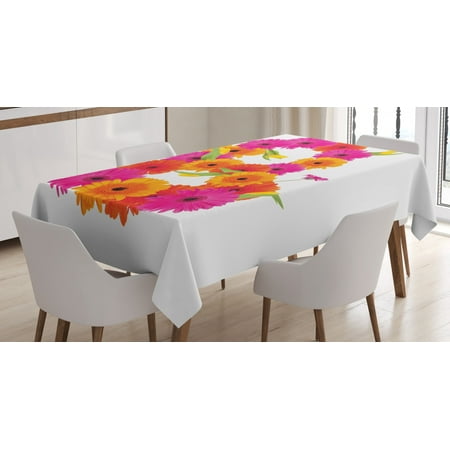Letter B Tablecloth Alphabet Symbol with Gerbera Daisies Summer Garden Themed Initial Rectangular Table Cover for Dining Room Kitchen 60 X 84 Inches Orange Hot Pink and Green by Ambesonne
Letter B Tablecloth Alphabet Symbol with Gerbera Daisies Summer Garden Themed Initial Rectangular Table Cover for Dining Room Kitchen 60 X 84 Inches Orange Hot Pink and Green by Ambesonne