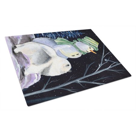 Caroline s Treasures SS8557LCB Snowman with Keeshond Glass Cutting Board Large 12H x 16W multicolor
Caroline s Treasures SS8557LCB Snowman with Keeshond Glass Cutting Board Large 12H x 16W multicolor