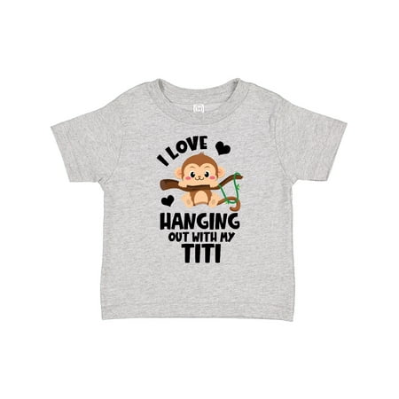 Inktastic Monkey I Love Hanging out with My Titi Gift Toddler Boy or Toddler Girl T-Shirt
Inktastic Monkey I Love Hanging out with My Titi Gift Toddler Boy or Toddler Girl T-Shirt