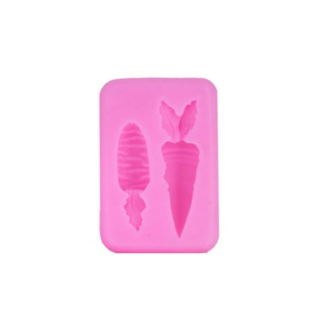 Mortilo Rabbit Carrot Silicone Mould Fondant Cake Chocolate Cookie Decorating Mould Cake Tools