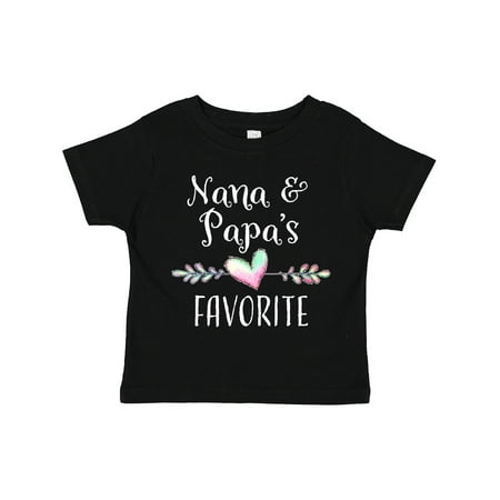 Inktastic Nana and Papas Favorite- Heart Grandchild Gift Toddler Boy or Toddler Girl T-Shirt 
Inktastic Nana and Papas Favorite- Heart Grandchild Gift Toddler Boy or Toddler Girl T-Shirt
