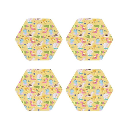 Naloa Summer Animals Leather Coasters for Drinks Durable Drink Coasters 4 Set for Tabletop Protection Luxurious Home Décor and Housewarming Gift ( {designName})Hexagon
Naloa Summer Animals Leather Coasters for Drinks Durable Drink Coasters 4 Set for Tabletop Protection Luxurious Home Décor and Housewarming Gift ( {designName})Hexagon