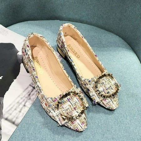 ERTUTUYI Women Girls Solid Big Size Slip On Flat Shallow Comfort Casual Single Shoes Beige 37
ERTUTUYI Women Girls Solid Big Size Slip On Flat Shallow Comfort Casual Single Shoes Beige 37