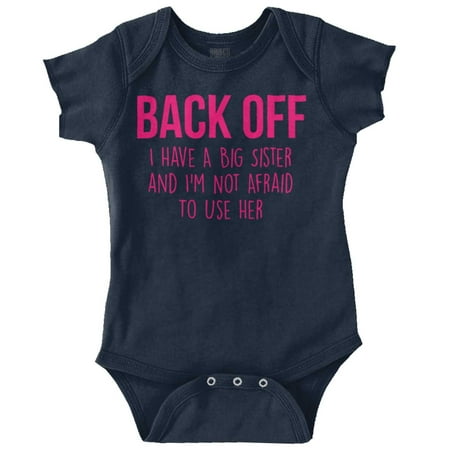 Have A Big Sis Not Afraid To Use Her Bodysuit Jumper Girls Infant Baby Brisco Brands 18M
Have A Big Sis Not Afraid To Use Her Bodysuit Jumper Girls Infant Baby Brisco Brands 18M