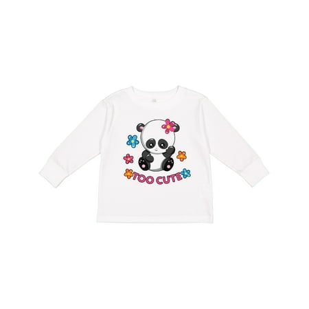 Inktastic Too Cute Baby Panda with Flowers Gift Toddler Toddler Girl Long Sleeve T-Shirt
Inktastic Too Cute Baby Panda with Flowers Gift Toddler Toddler Girl Long Sleeve T-Shirt