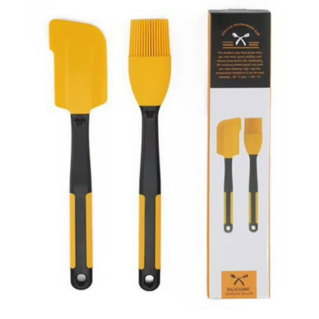 Silicone Spatula Set Heat-Resistant Barbecue Oil Brush Cake Cream Spatula Baking Yellow
Silicone Spatula Set Heat-Resistant Barbecue Oil Brush Cake Cream Spatula Baking Yellow