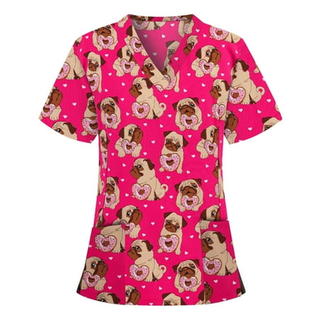 gakvbuo Nursing Uniform for Womens Scrubs Tops Color Casual Working Uniform with Pocket V-Neck Work Utility & Safety Tops Nursing Worker Protective Clothing Top
gakvbuo Nursing Uniform for Womens Scrubs Tops Color Casual Working Uniform with Pocket V-Neck Work Utility & Safety Tops Nursing Worker Protective Clothing Top