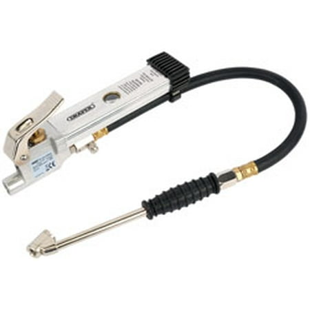 Draper 36632 Air Line Inflator With Twin Open Ended Push On Connectors
