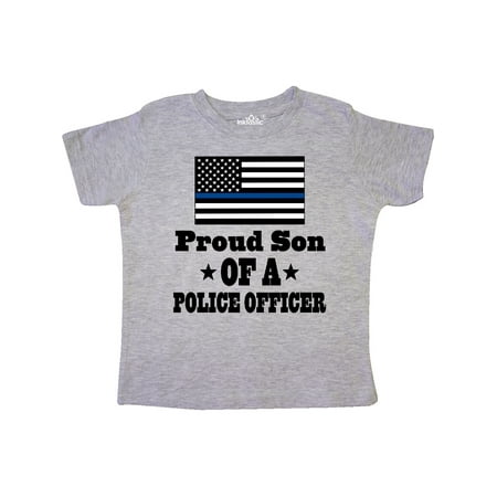 Inktastic Police Officer Proud Son Law Enforcement Gift Toddler Boy Girl T-Shirt