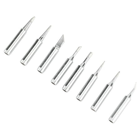 FAGINEY Soldering Tips 8Pcs Soldering Tips Copper Solder Replacement Head Silver Color Welding Station Accessories Copper Welding Head
FAGINEY Soldering Tips 8Pcs Soldering Tips Copper Solder Replacement Head Silver Color Welding Station Accessories Copper Welding Head