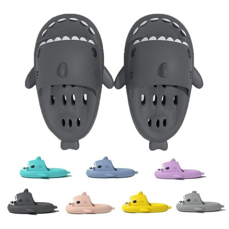 RSRZRCJ Unisex Cute Shark Hollow Out Slippers Women Men Quick-Drying Massage Slippers Beach/Pool/Shower/Bathing Non-Slip Slippers Super Soft Open Toe Thick-Soled Sliders
RSRZRCJ Unisex Cute Shark Hollow Out Slippers Women Men Quick-Drying Massage Slippers Beach/Pool/Shower/Bathing Non-Slip Slippers Super Soft Open Toe Thick-Soled Sliders