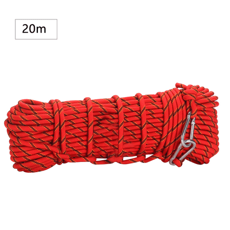 Climbing Rope Anti-slip Safety Rope Portable Survival Hiking Cord Outdoor Accessory Red 20m
Climbing Rope Anti-slip Safety Rope Portable Survival Hiking Cord Outdoor Accessory Red 20m