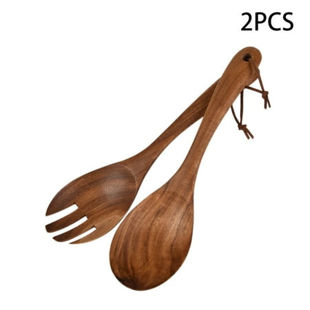 CALIDAKA 2pcs Salad Spoon Fork Set Tableware Long Handle Dining Home Wooden Tongs Serving
CALIDAKA 2pcs Salad Spoon Fork Set Tableware Long Handle Dining Home Wooden Tongs Serving