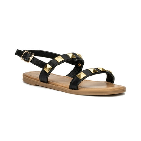 Olivia Miller Girls Double Trouble Stud Sandal
