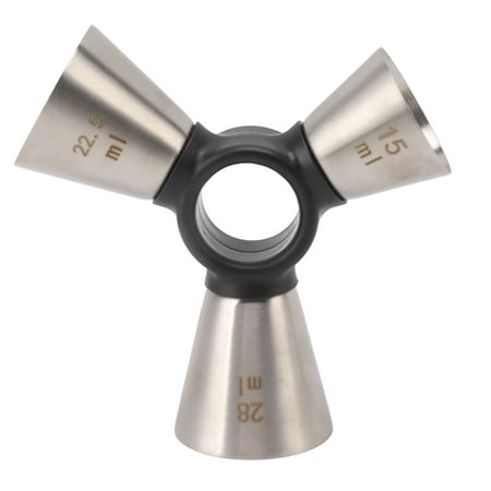 3 End Bar Measuring Cup 304 Stainless Steel Ergonomic Wine Measuring Device for Wine Mixing Tools
3 End Bar Measuring Cup 304 Stainless Steel Ergonomic Wine Measuring Device for Wine Mixing Tools