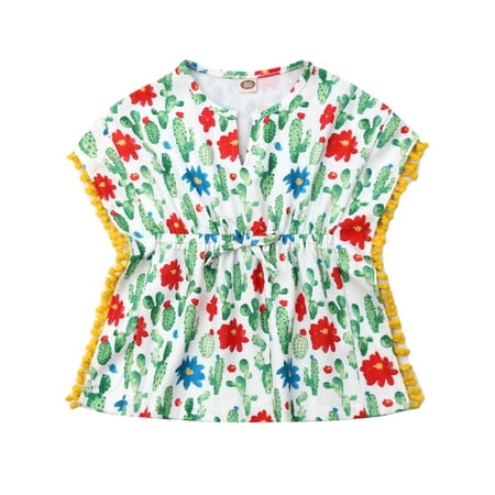 Sunisery Newborn Baby Girls Sleeveless Dress Swimwear Cover-up Beach Sundress Summer Floral Print Clothes Green 4-5 Years
Sunisery Newborn Baby Girls Sleeveless Dress Swimwear Cover-up Beach Sundress Summer Floral Print Clothes Green 4-5 Years