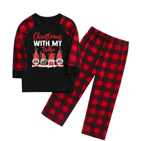 Youmylove Kids Family Christmas Pajamas Home Set Santa Printed Plaid Sleeve Holiday Sleepwear
Youmylove Kids Family Christmas Pajamas Home Set Santa Printed Plaid Sleeve Holiday Sleepwear