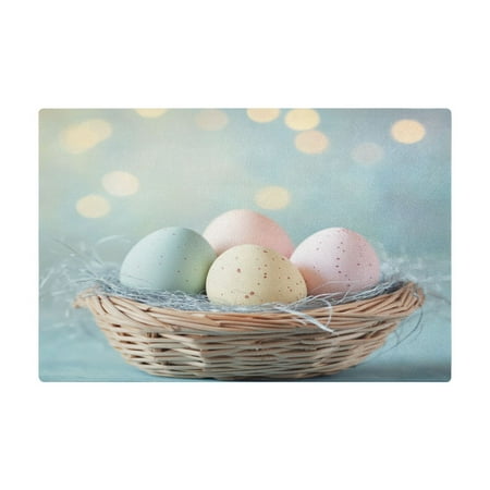 PU Leather Kitchen Drying Mat with Silica Gel Core Coffee Bar Pad Dual-Sided Absorbent Non-Slip for Kitchen Counter Easter Basket with Eggs
PU Leather Kitchen Drying Mat with Silica Gel Core Coffee Bar Pad Dual-Sided Absorbent Non-Slip for Kitchen Counter Easter Basket with Eggs