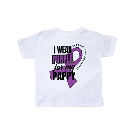 Inktastic Chronic Pain I Wear Purple For My Pappy Gift Toddler Boy or Toddler Girl T-Shirt 
Inktastic Chronic Pain I Wear Purple For My Pappy Gift Toddler Boy or Toddler Girl T-Shirt