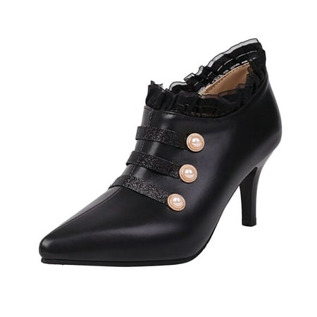 KI-8jcuD Tennis Shoe Slippers Ladies Fashion Solid Color Leather Lace Trim Side Zipper Thin High Heel Casual Single Shoes Heel Straps For High Heels Women Heels Size 12 Womens Work Shoes Business Wo
KI-8jcuD Tennis Shoe Slippers Ladies Fashion Solid Color Leather Lace Trim Side Zipper Thin High Heel Casual Single Shoes Heel Straps For High Heels Women Heels Size 12 Womens Work Shoes Business Wo