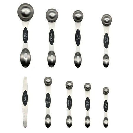 Ekeka Clearance ! 9pcs Measuring Spoon Set Stainless Steel Kitchen With Leveler Magnetic Stackable
Ekeka Clearance ! 9pcs Measuring Spoon Set Stainless Steel Kitchen With Leveler Magnetic Stackable