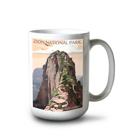 15 fl oz Ceramic Mug Zion National Park Utah Angels Landing and Condors Dishwasher & Microwave Safe
15 fl oz Ceramic Mug Zion National Park Utah Angels Landing and Condors Dishwasher & Microwave Safe