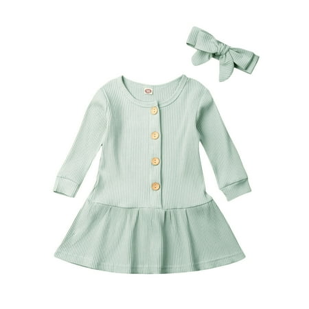 One opening 1-5Y Newborn Baby Girl Dress Headband 2PCS Spring Autumn Clothes Solid Knitted Sweater Dress +Headband Outfits
One opening 1-5Y Newborn Baby Girl Dress Headband 2PCS Spring Autumn Clothes Solid Knitted Sweater Dress +Headband Outfits